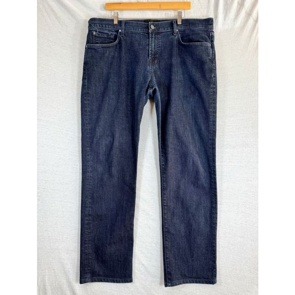 7 for all Mankind Jeans, The Straight, Stretchy Denim Dark Wash Men Size 40x30